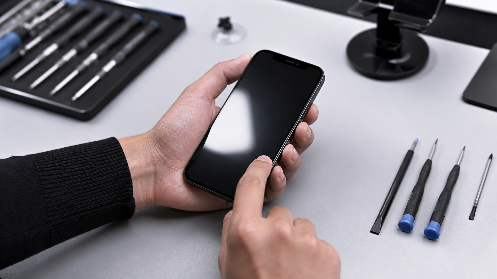 iPhone 12 Mini açılmayan iPhone tamiri sonrası kalite kontrol