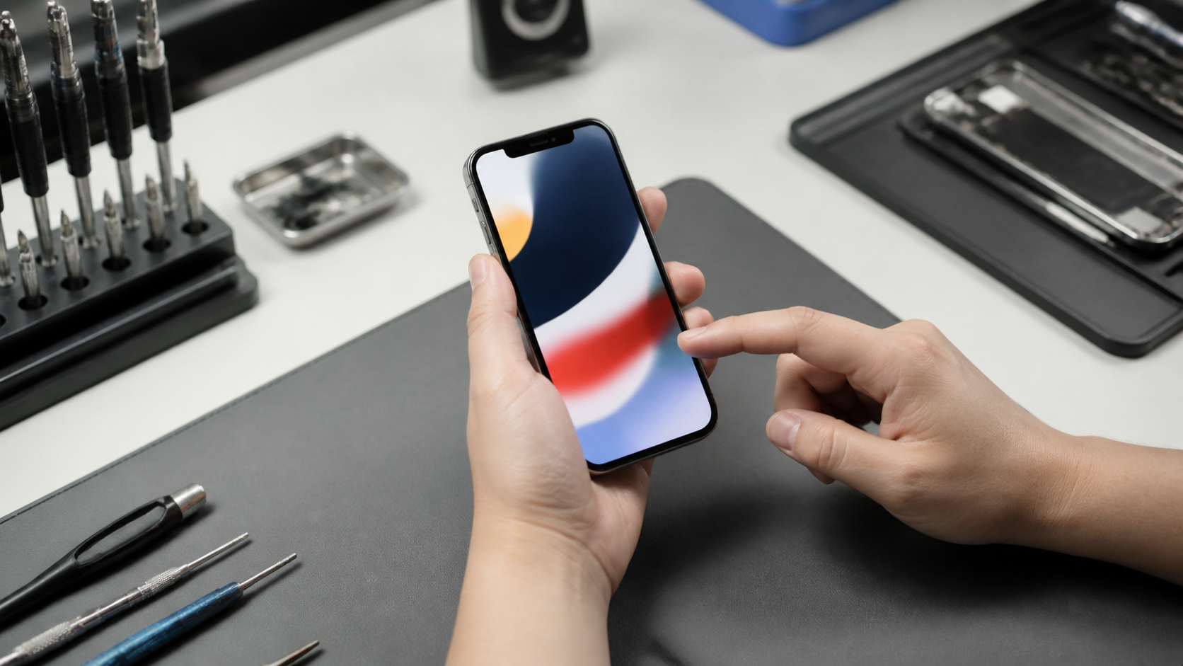 iPhone 13 Mini pil değişimi sonrası kalite kontrol