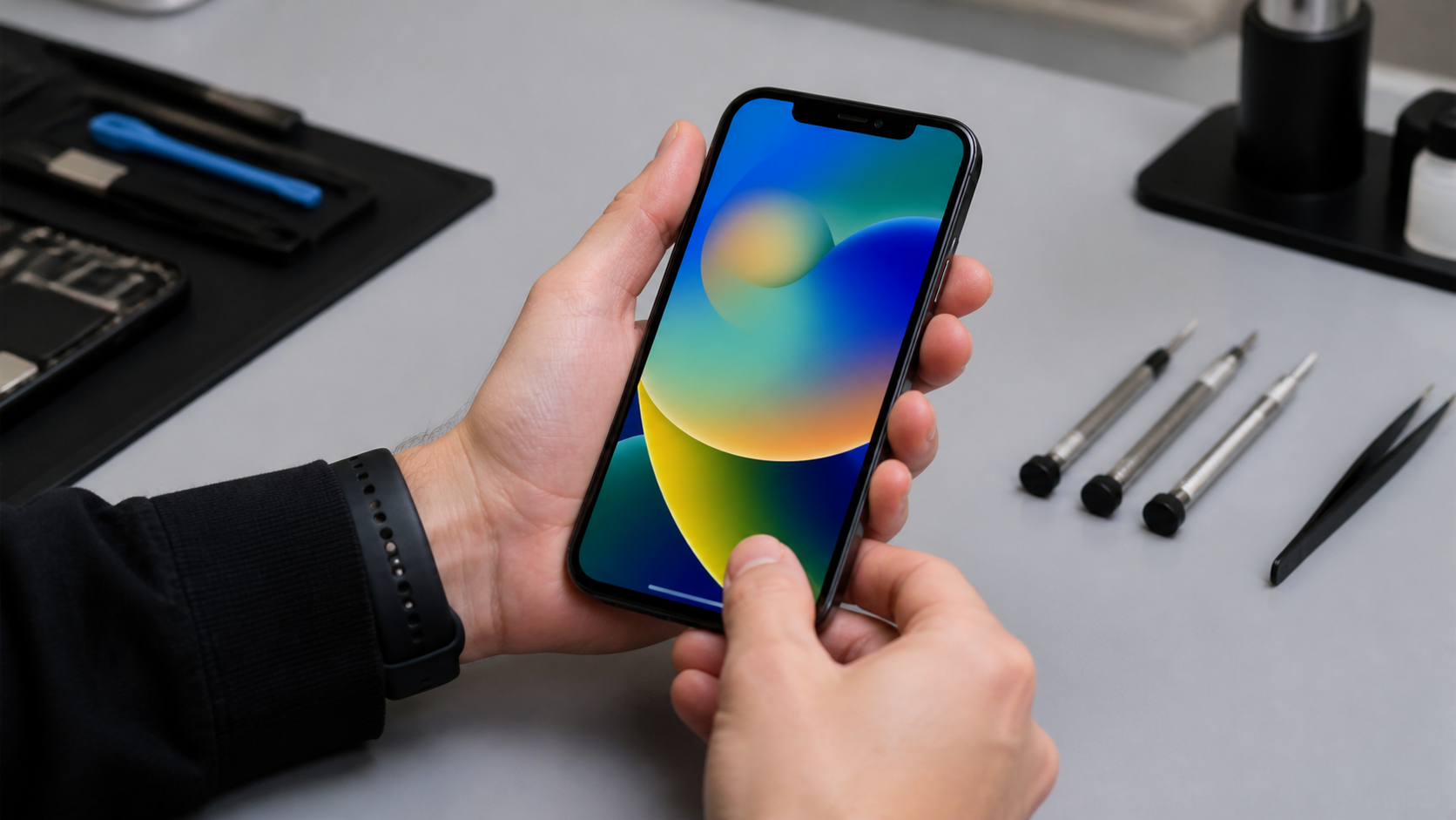iPhone 14 kamera tamiri sonrası kalite kontrol