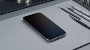 iPhone 15 Pro Face ID tamiri için teknik servis ön incelemesi