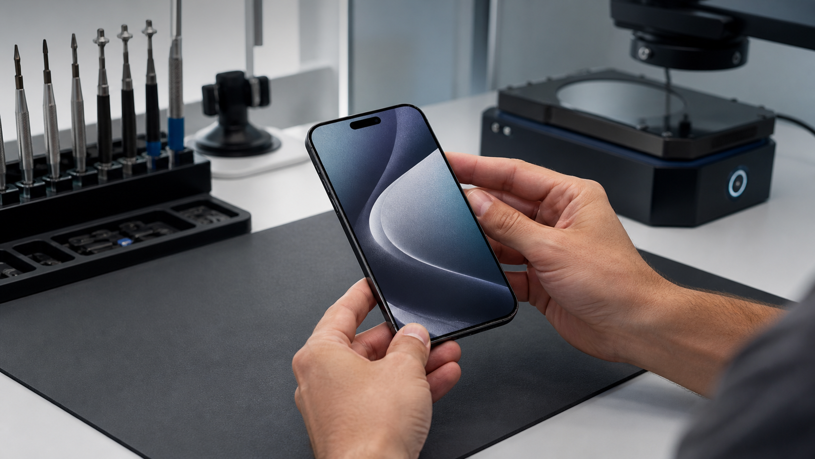 iPhone 15 Pro Max pil değişimi sonrası kalite kontrol