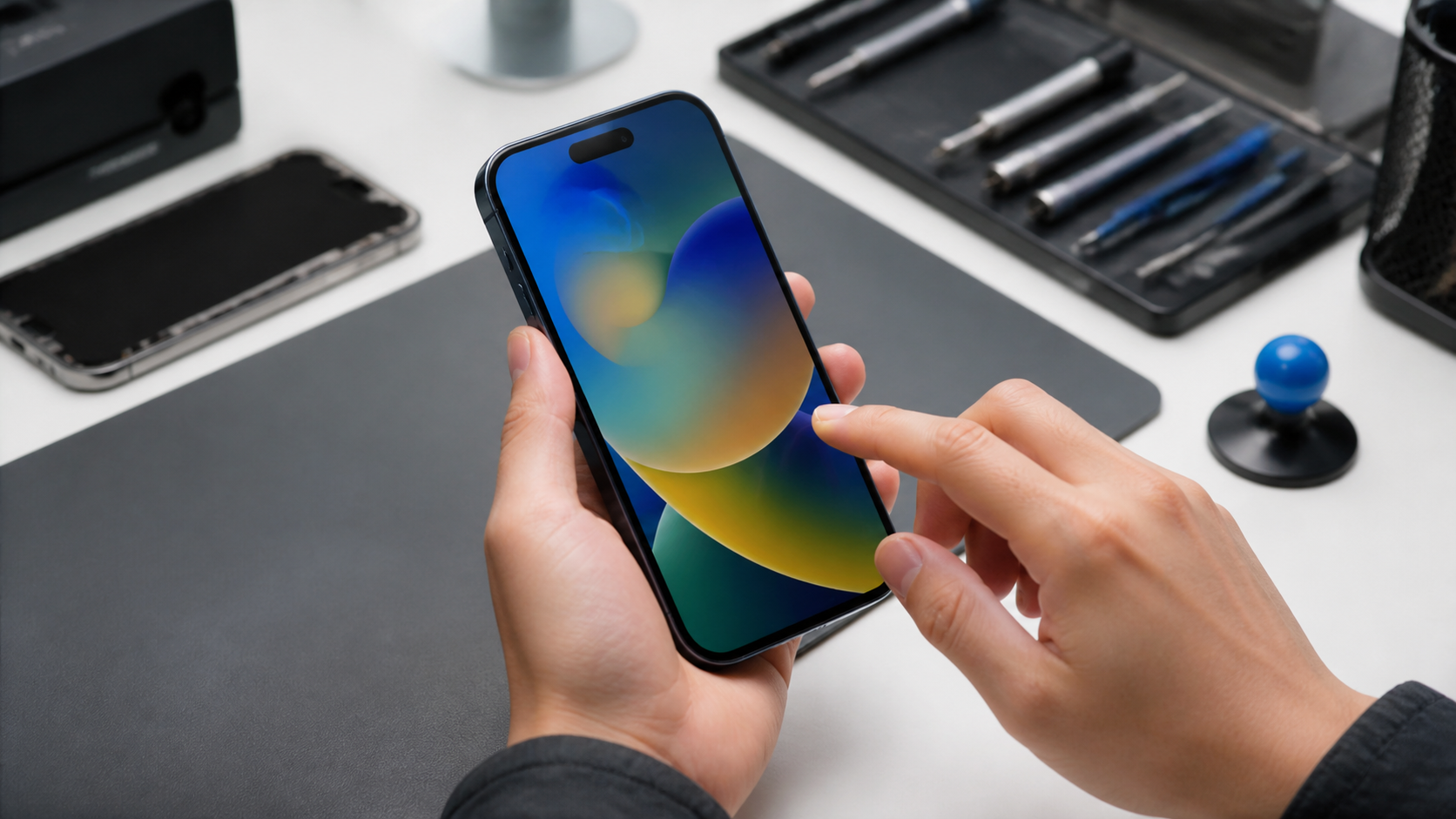 iPhone 16 ekran tamiri sonrası kalite kontrol
