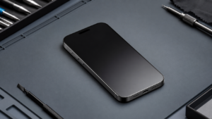 iPhone 18 Pro Apple logosunda kalma tamiri için teknik servis ön incelemesi