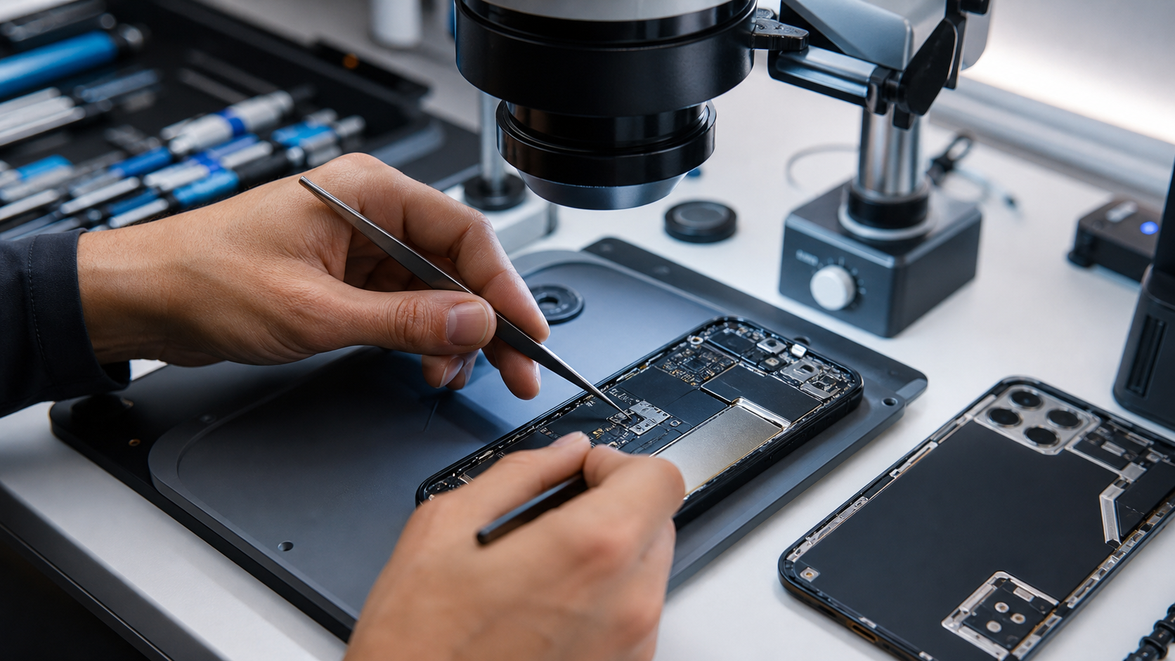 iPhone 18 Pro depolama, sistem yazılımı, sensör hatları ve anakart diagnostik kontrolü
