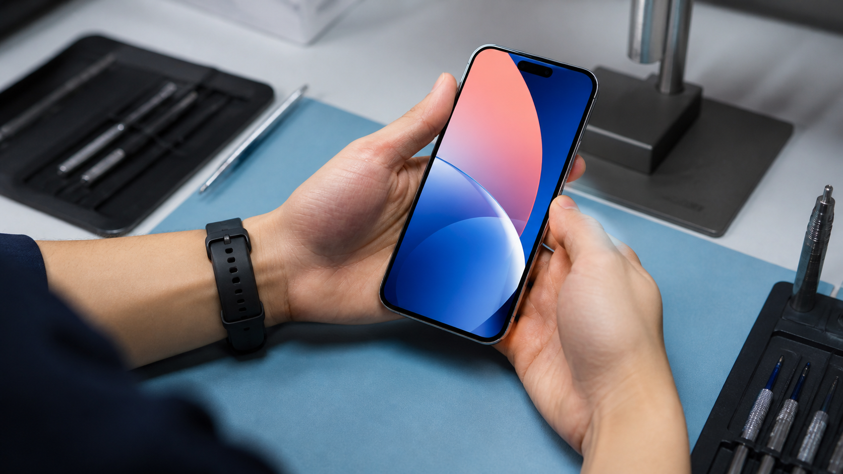 iPhone 18 sıvı temaslı iPhone tamiri sonrası kalite kontrol