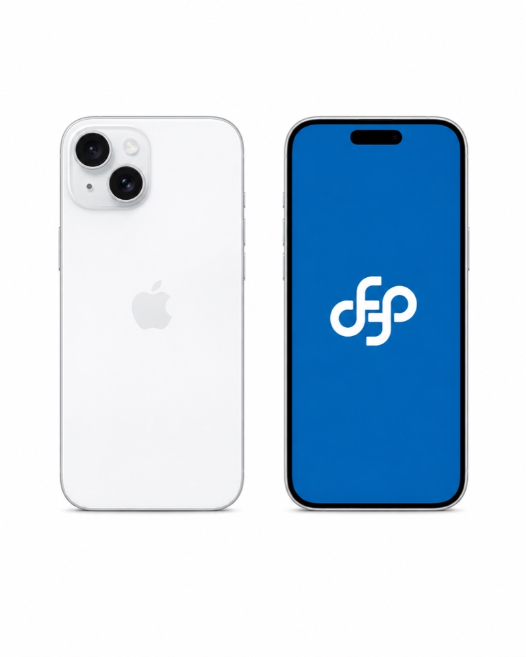 iPhone 15 ön ve arka görünüm – Fppro