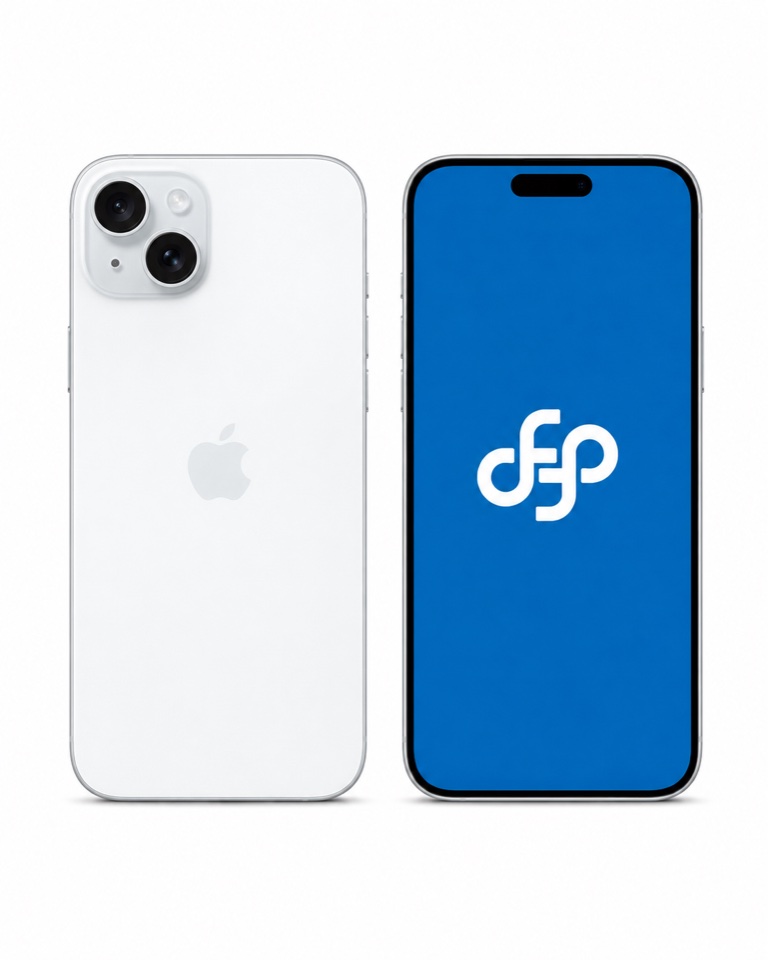 iPhone 15 Plus ön ve arka görünüm – Fppro