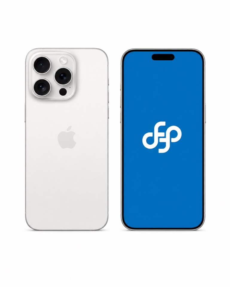 iPhone 15 Pro ön ve arka görünüm – Fppro