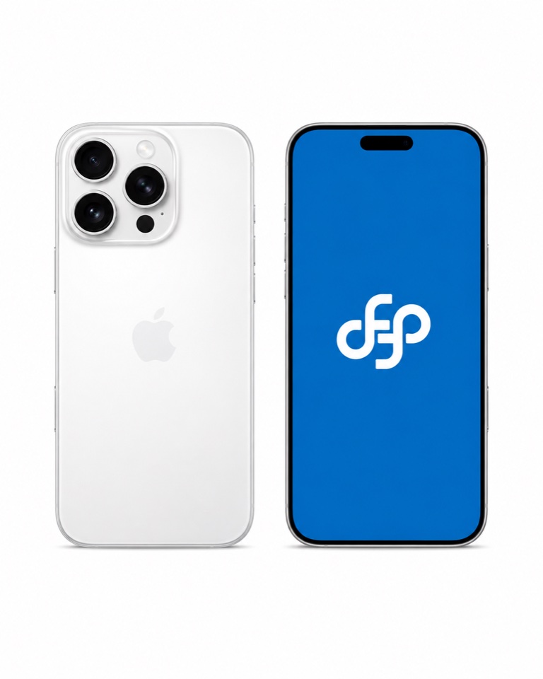 iPhone 16 Pro Max ön ve arka görünüm – Fppro
