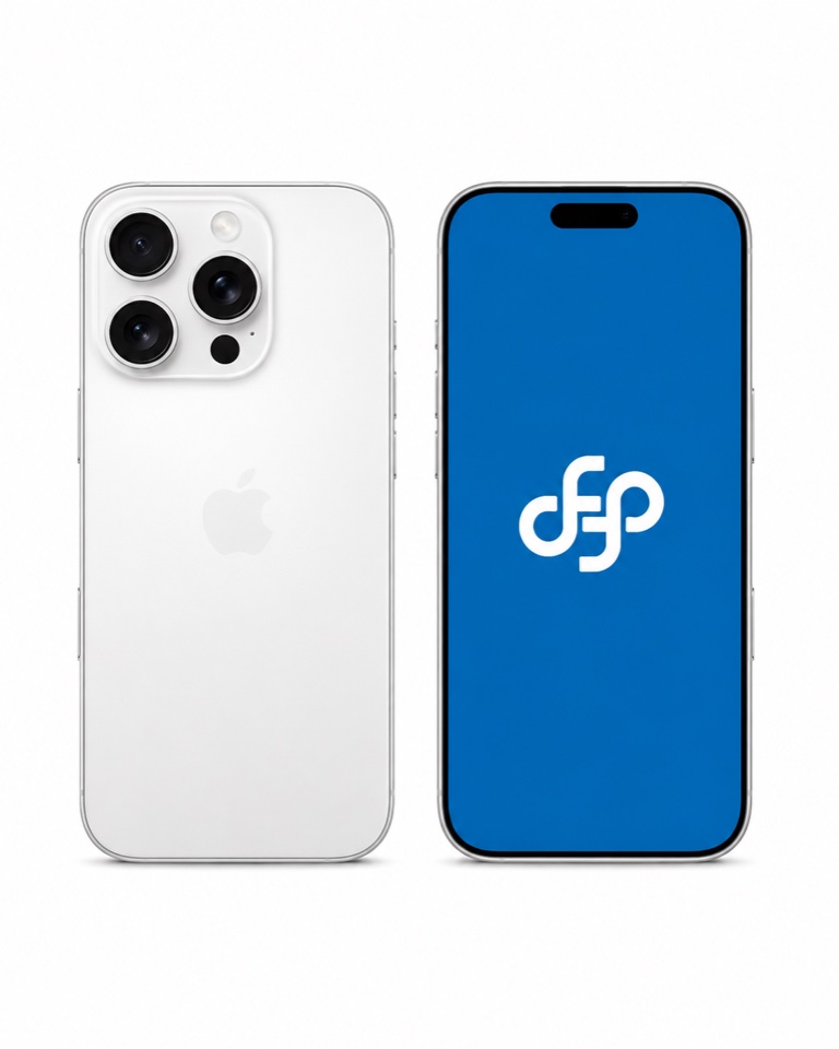iPhone 16 Pro ön ve arka görünüm – Fppro