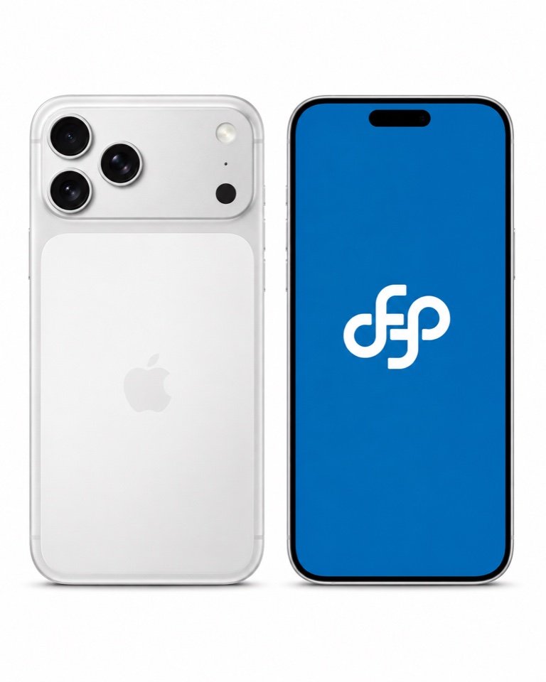 iPhone 17 Pro Max ön ve arka görünüm – Fppro