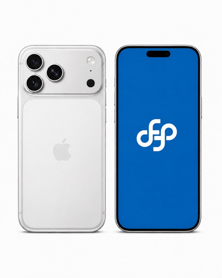 iPhone 17 Pro ön ve arka görünüm – Fppro