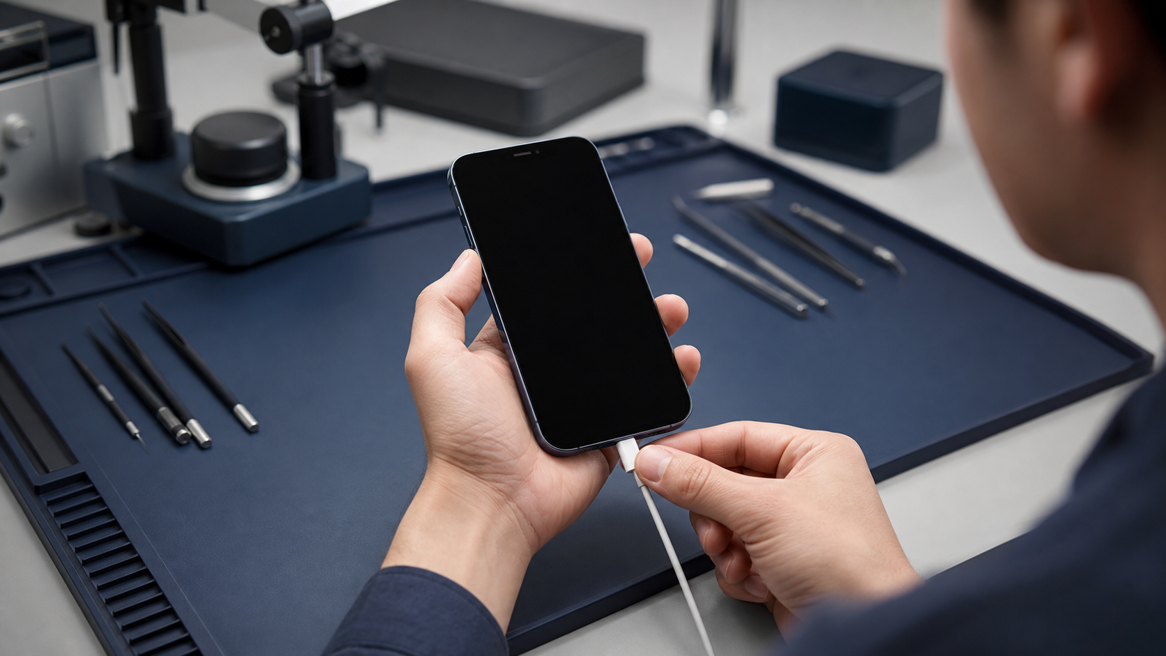 iPhone 12 serisi pil değişimi sonrası şarj ve kalite kontrolü