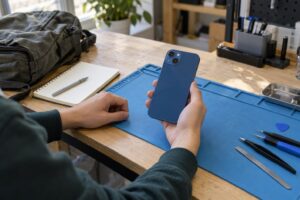 Öğrenci için ikinci el iPhone seçiminde ihtiyaçların değerlendirilmesi — temsili atölye görseli