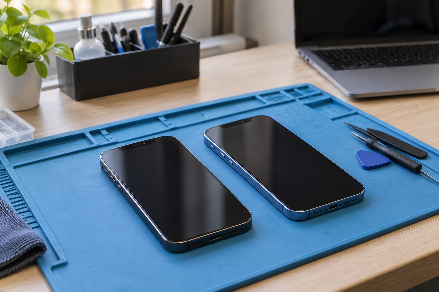 Eski iPhone’un günlük kullanıma uygunluğunun değerlendirilmesi — temsili atölye görseli
