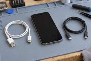 CarPlay şikâyetinde telefon ve kabloların karşılaştırılması