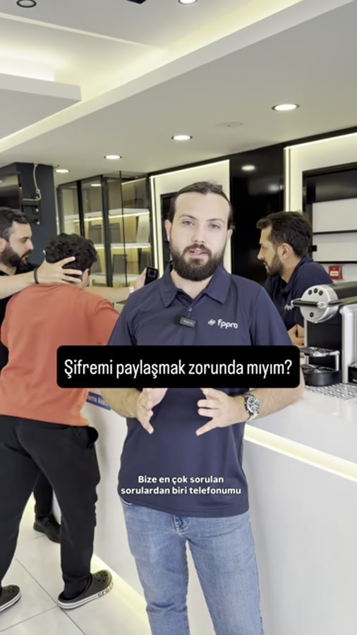Serviste parola paylaşımı sorusunun yanıtlandığı video