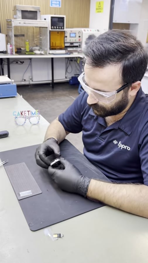 Apple Watch ekranı üzerinde atölye çalışması