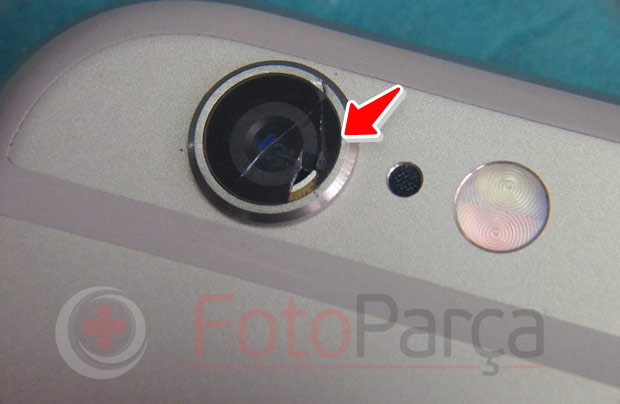 iPhone 6 kamera camı kırık