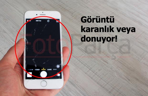 iPhone kamera karanlık donuyor