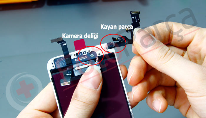 iPhone 6 ön kamera hilal şeklinde